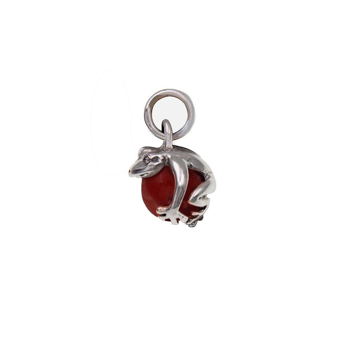 Red Frog Pendant - S.Vaggi Jewelry Store