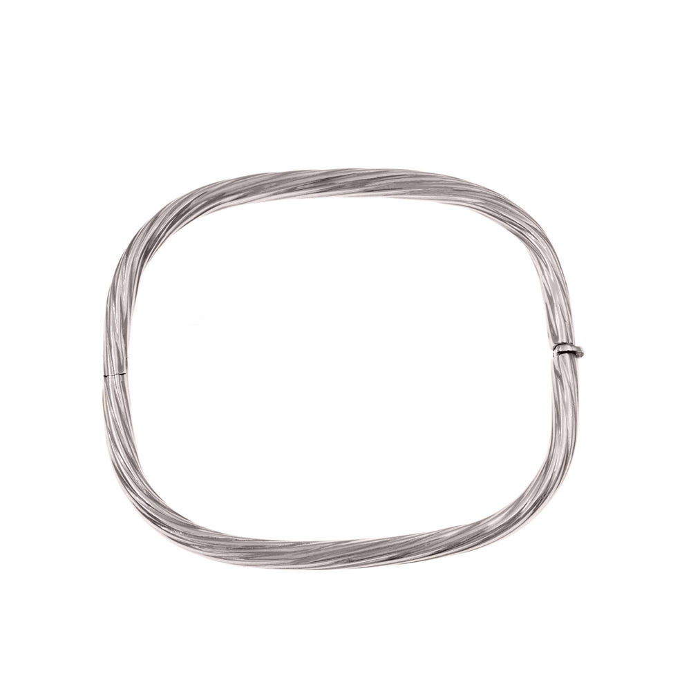 Rigatoni White Bangle Bracelet - S.Vaggi Jewelry Store