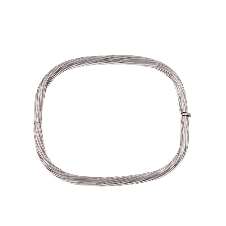Rigatoni White Bangle Bracelet - S.Vaggi Jewelry Store