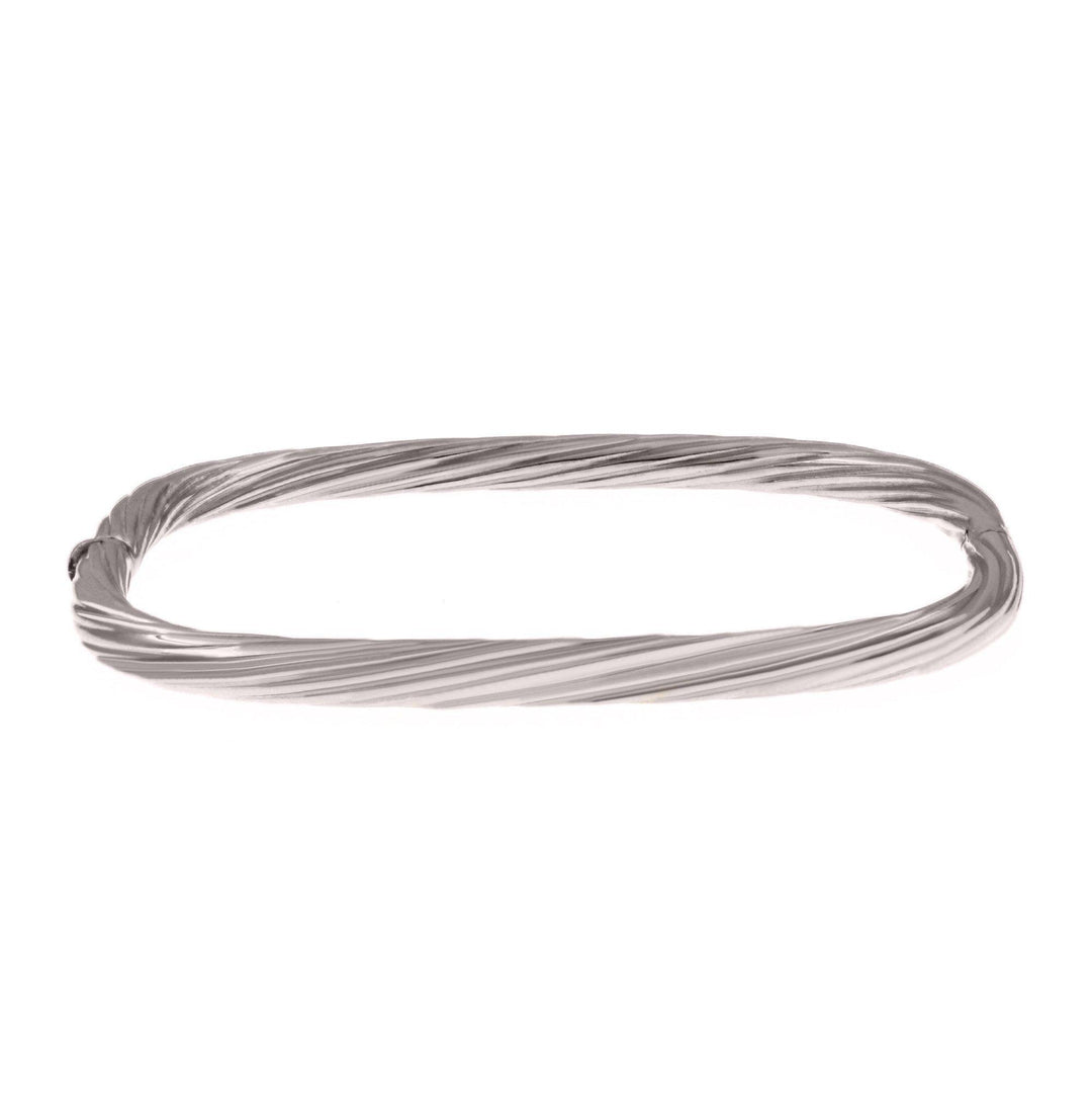 Rigatoni White Bangle Bracelet - S.Vaggi Jewelry Store