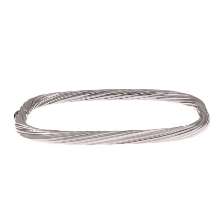 Rigatoni White Bangle Bracelet - S.Vaggi Jewelry Store