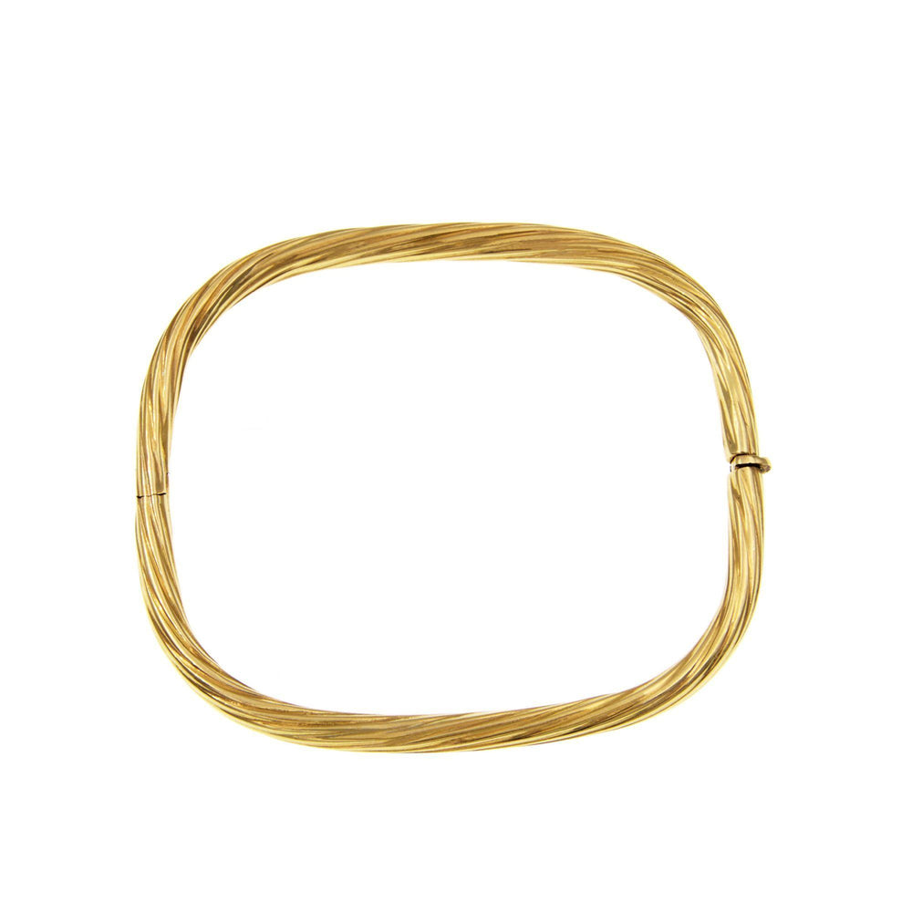 Rigatoni Yellow Bangle Bracelet - S.Vaggi Jewelry Store