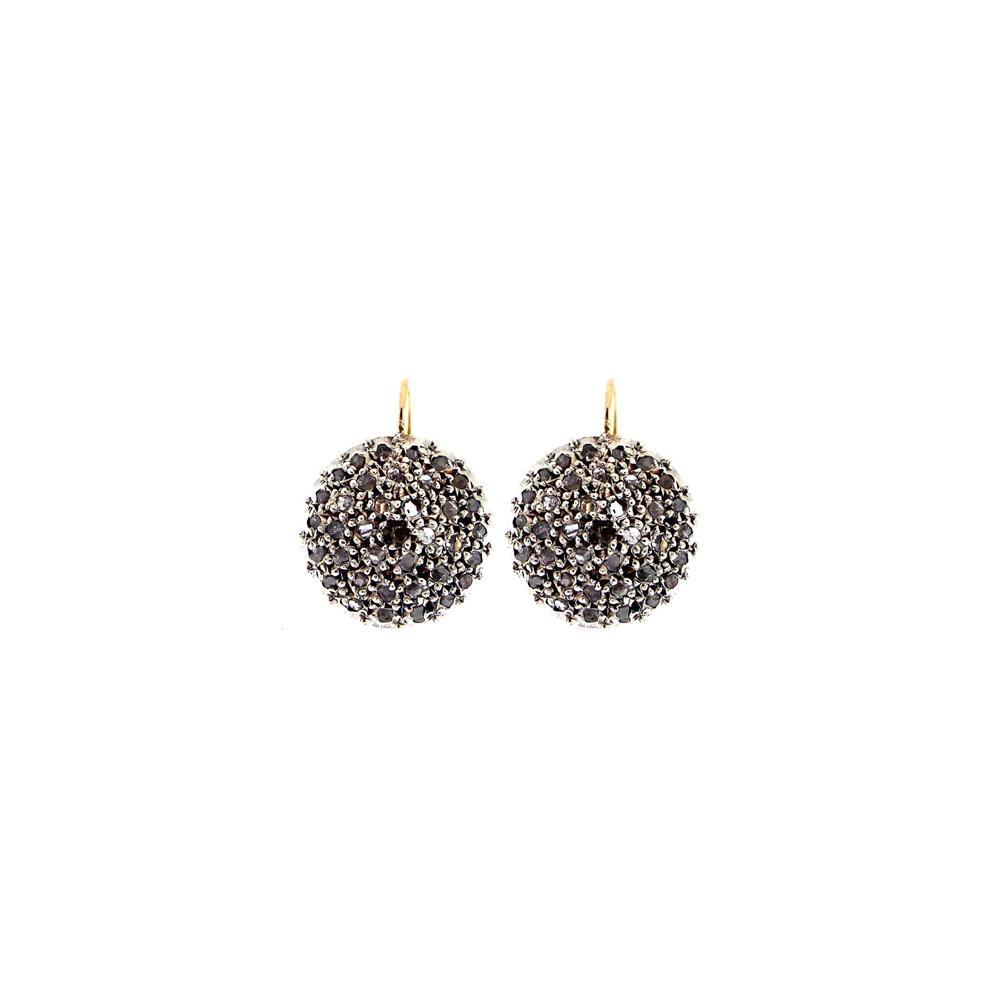 Round Pendant Earrings - S.Vaggi Jewelry Store