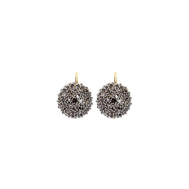 Round Pendant Earrings - S.Vaggi Jewelry Store