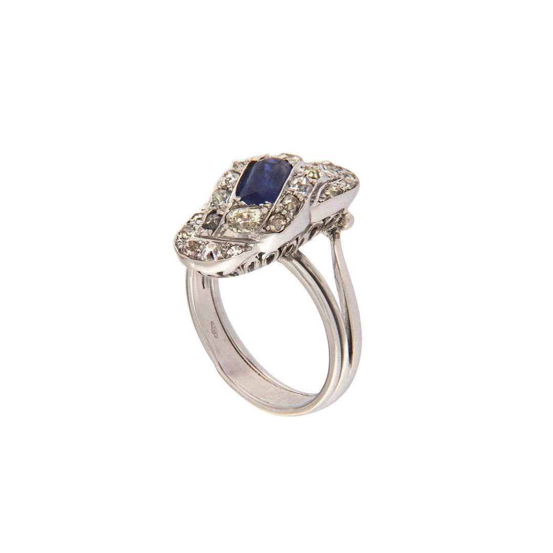 Sapphire Duchesse Ring - S.Vaggi Jewelry Store