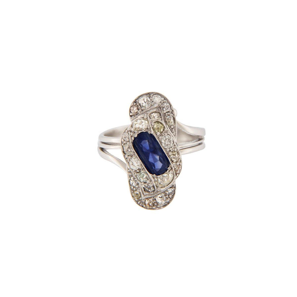 Sapphire Duchesse Ring - S.Vaggi Jewelry Store