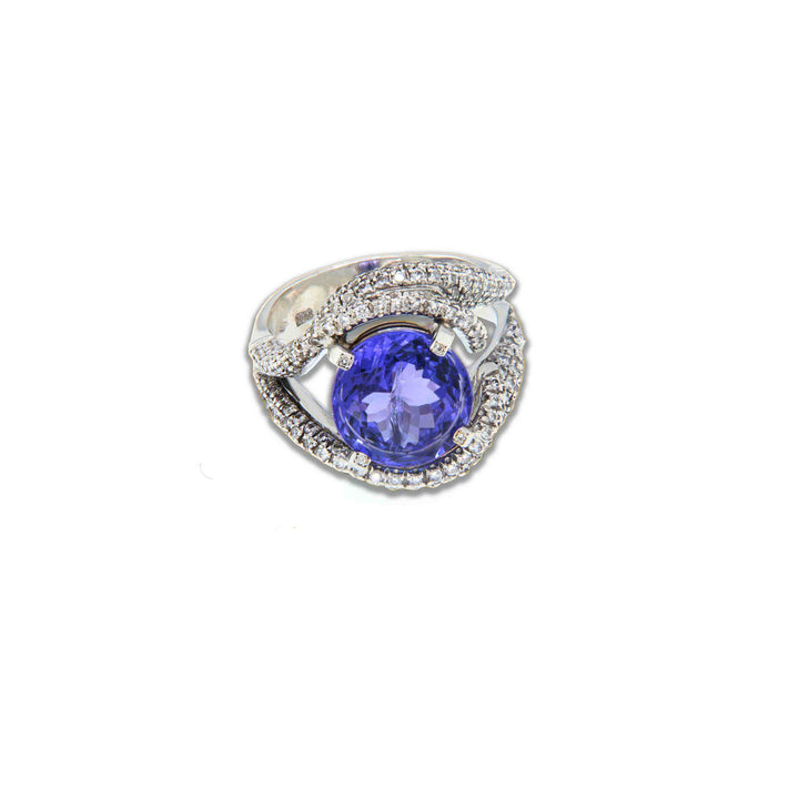 Gold Ring with Tanzanite