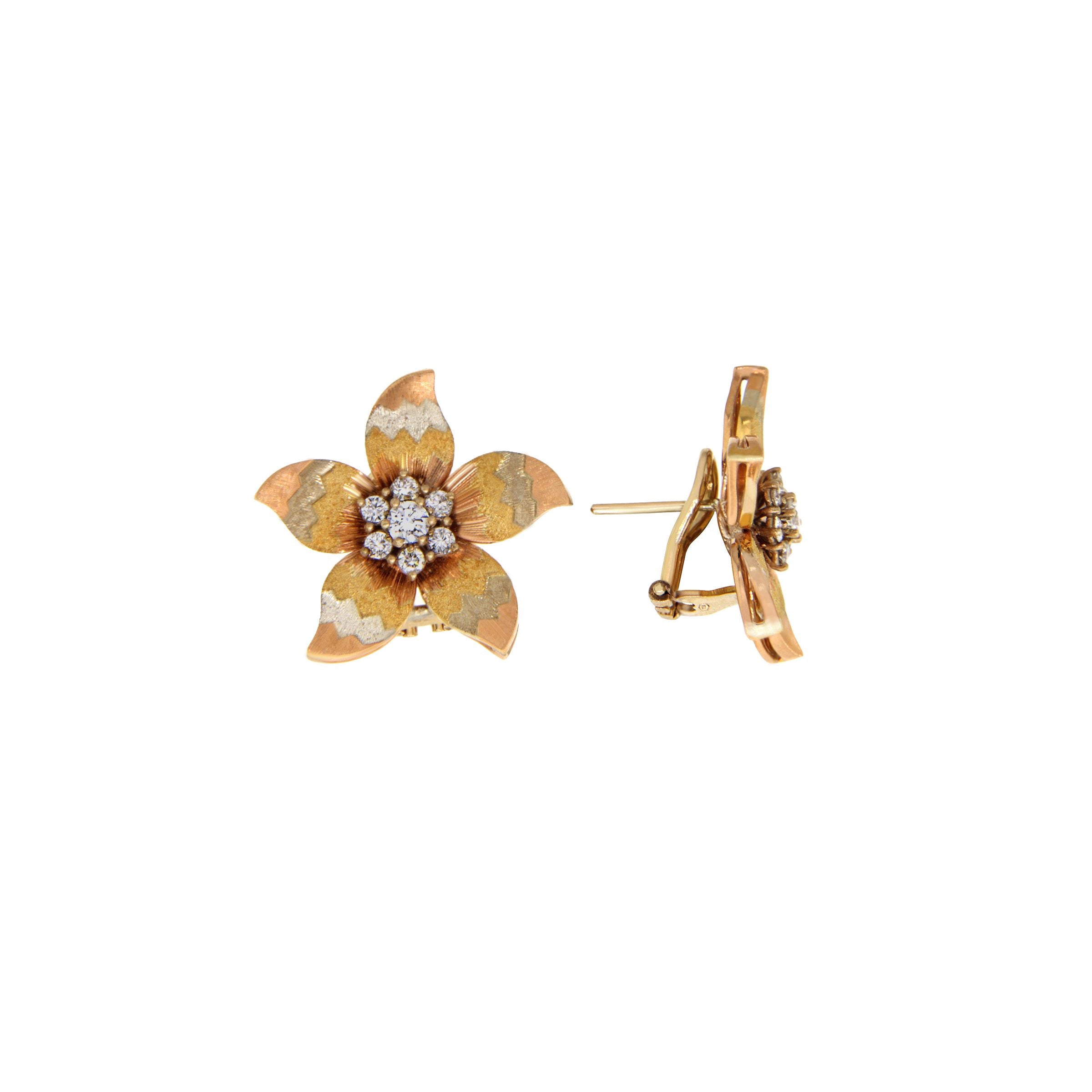 Buy Elaborate Rose Gold Earrings Online | ORRA