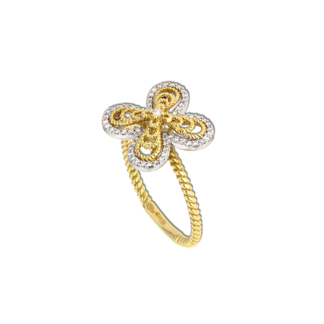 Gold Ring with Diamonds