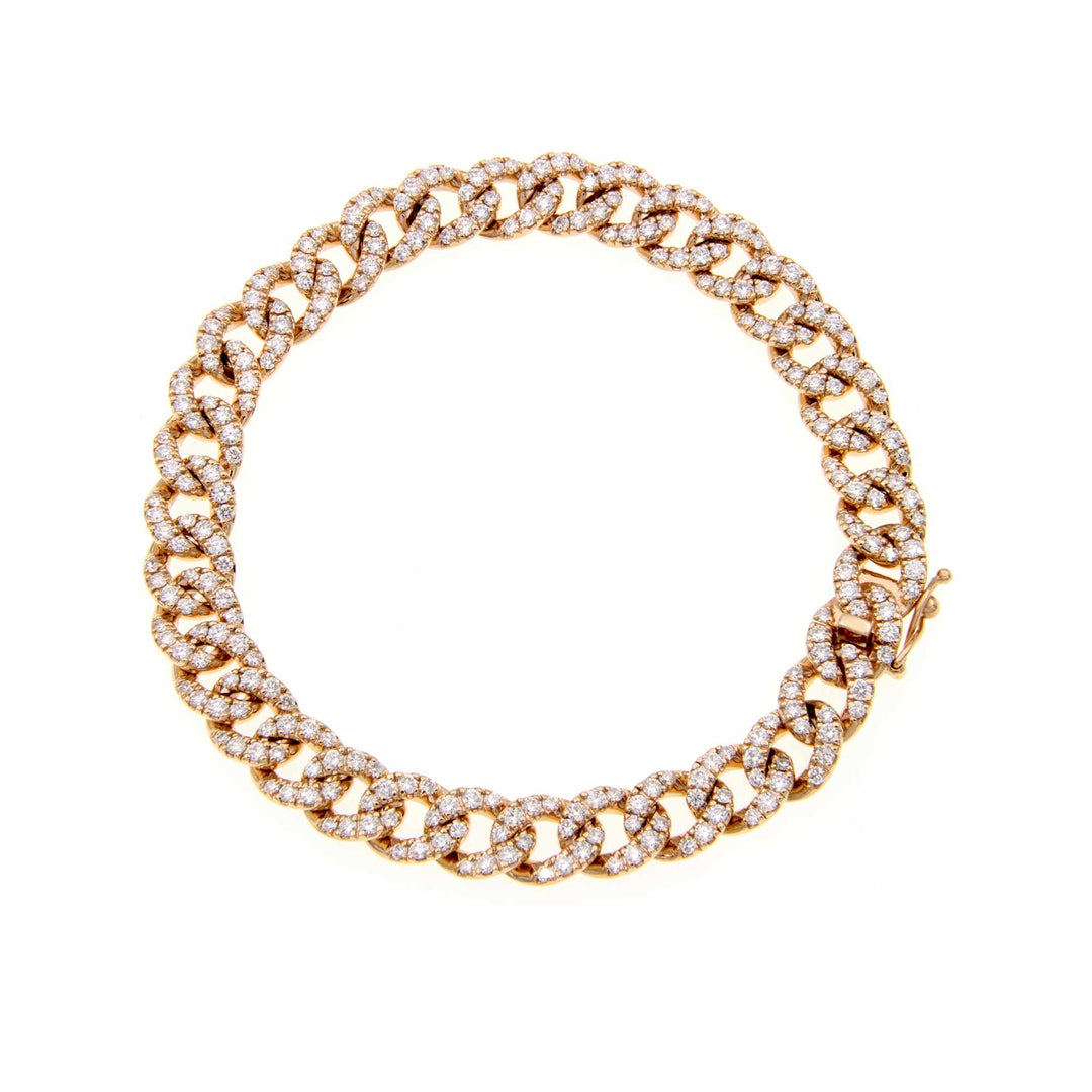 Gold Bracelet with Diamonds