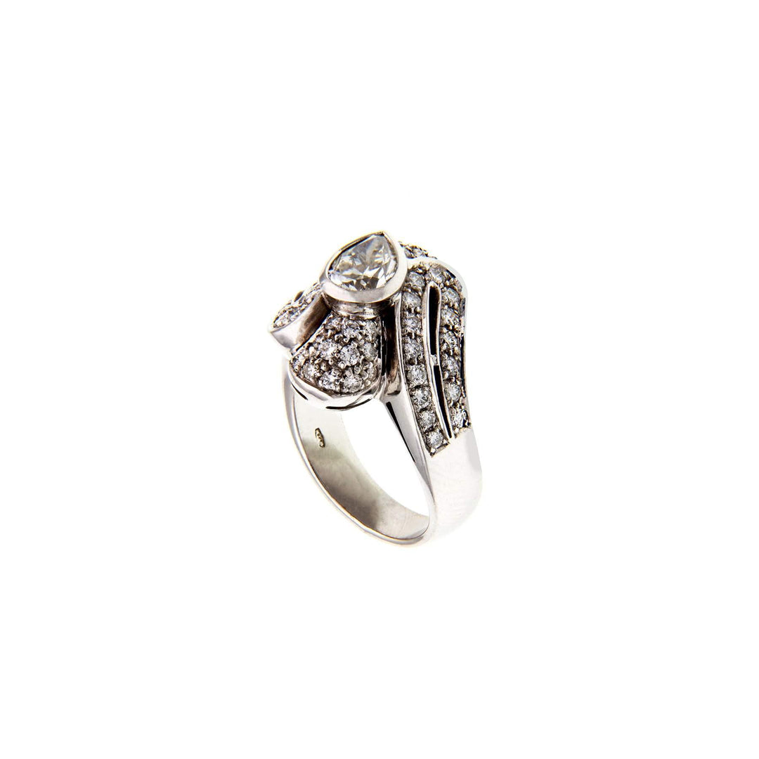 Teardrop Fantasy Ring - S.Vaggi Jewelry Store