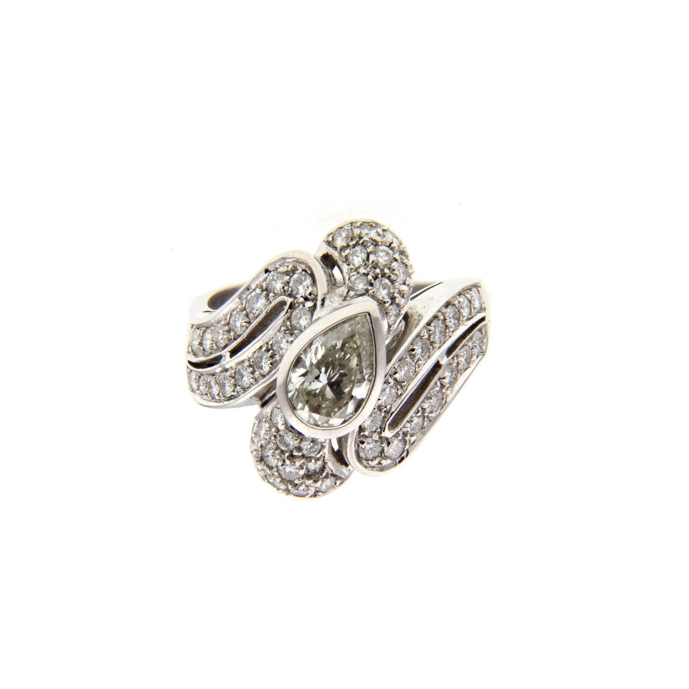 Teardrop Fantasy Ring - S.Vaggi Jewelry Store