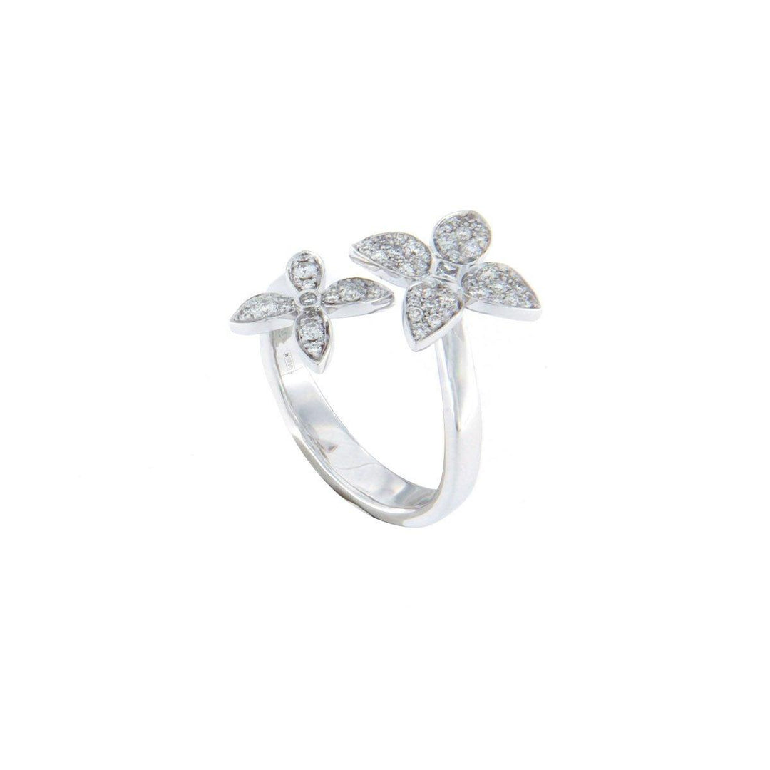 Twin Flowers Ring - S.Vaggi Jewelry Store
