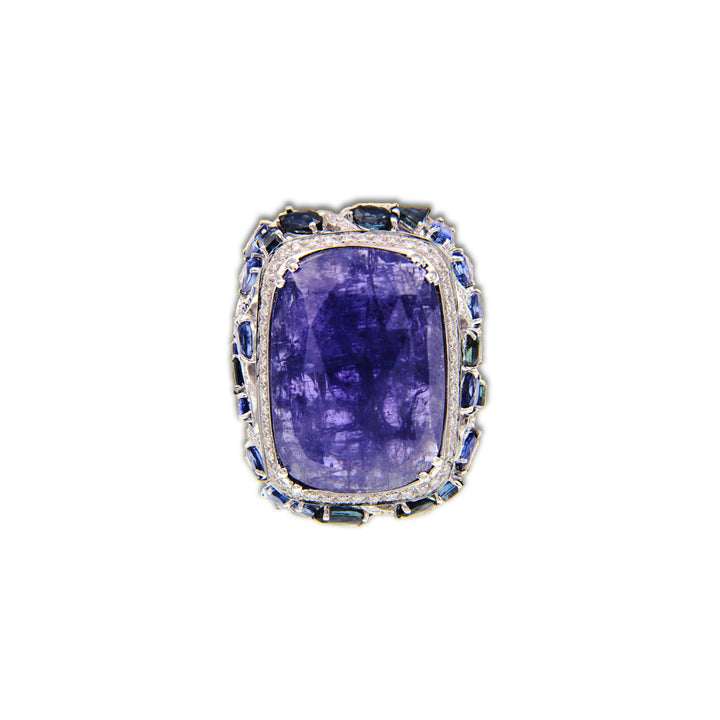 Gold Ring with Tanzanite