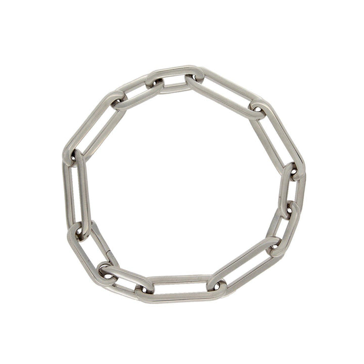White Chain Link Bracelet - S.Vaggi Jewelry Store