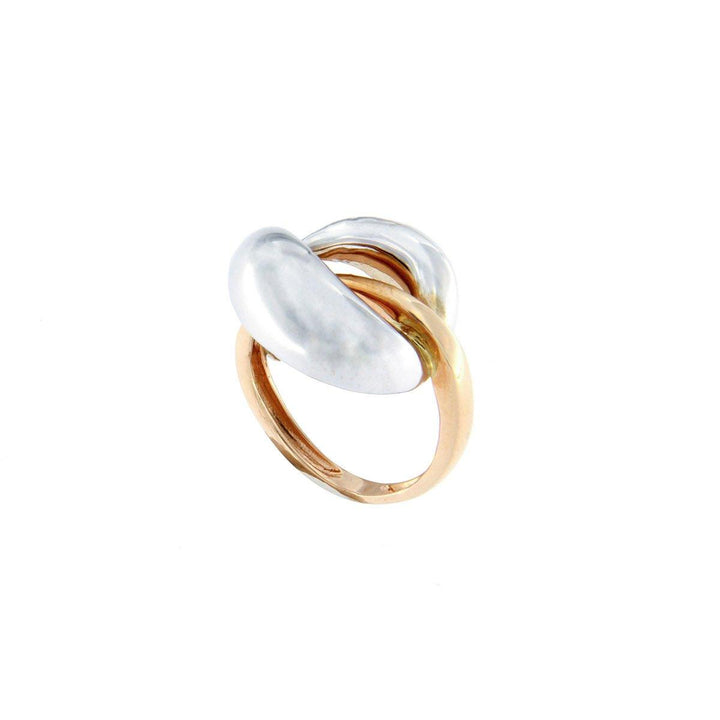 White & Rose Enlace Ring - S.Vaggi Jewelry Store