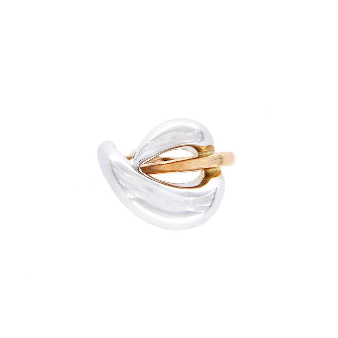 White & Rose Enlace Ring - S.Vaggi Jewelry Store