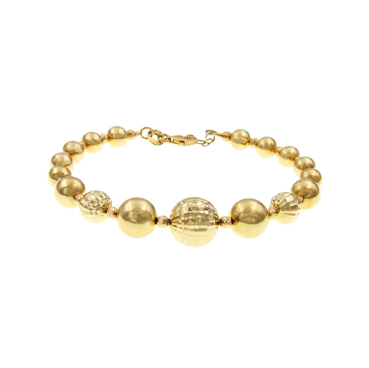 Yellow Gold Ball Bracelet - S.Vaggi Jewelry Store
